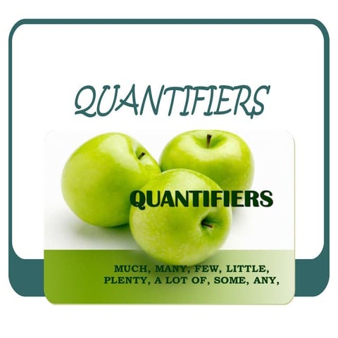 Quantifiers