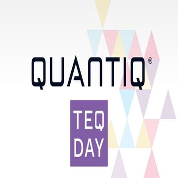 QuantiQ TEQ Day : Dynamics NAV