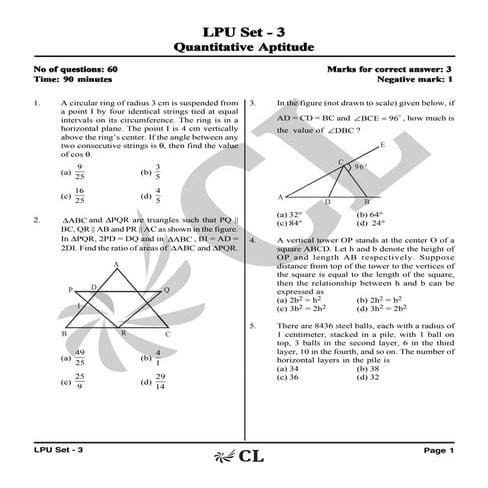 Quantitative aptitude question
