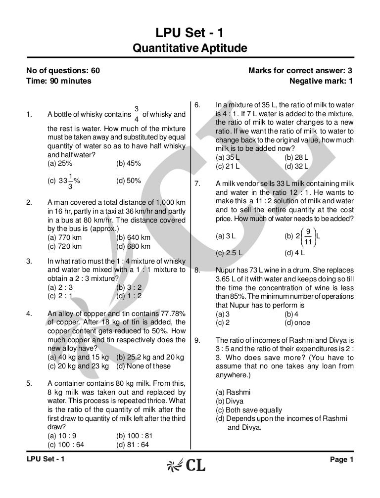 Quantitative Research Questionnaire