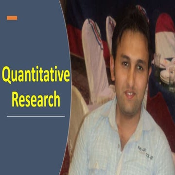 Quantitative research