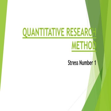 Quantitative research  ayson