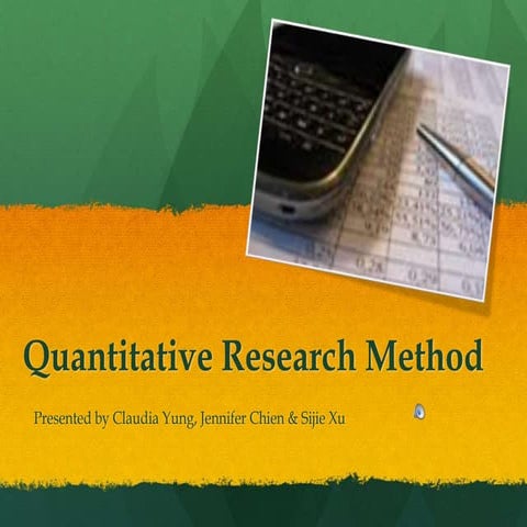 Quantitativeresearch final