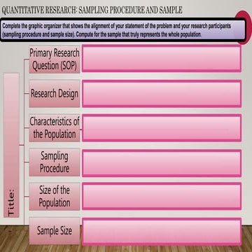 Quantitative Research template for reporting.pptx | Science