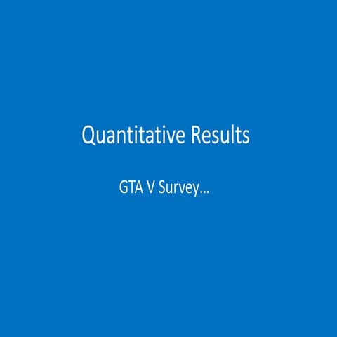 Quantitative Results
