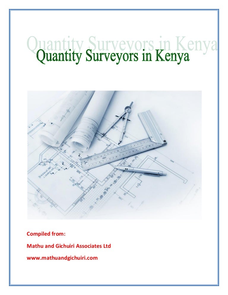 Quantity surveyors