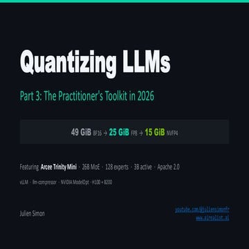 Advanced Quantization Techniques for Large Language Models in 2026 | PDF