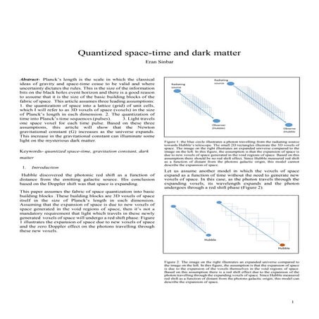 Quantized space time and dark matter 