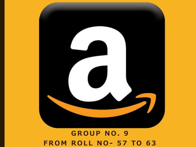 AMAZON GLOBAL STORE AND ITS WORKING ENVIROINMENT | PPTX