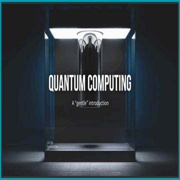 Openbar 8 - Leuven - A gentle introduction to quantum computing ...