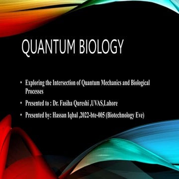 Quantum Biology.Quantaum Coherence,Quantum Tunneling,Quantum  Entenglement