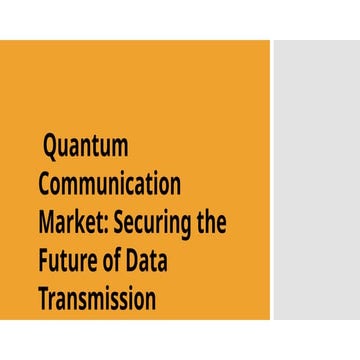 Quantum Communication: A Secure Framework for Future Data Transmission ...
