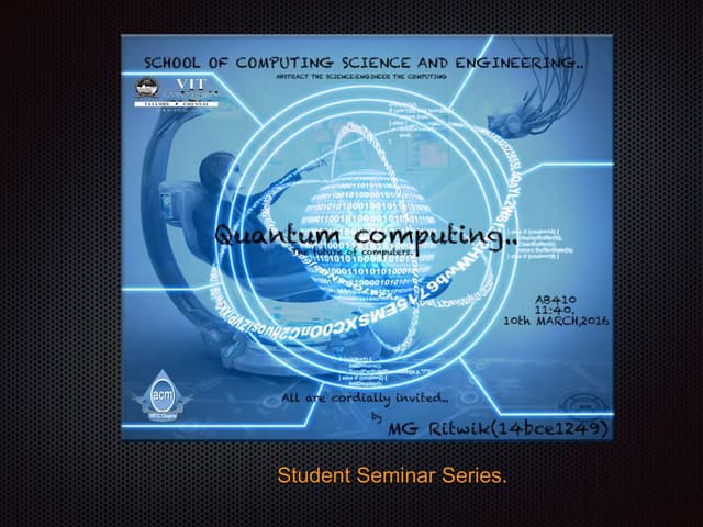 Quantum computing