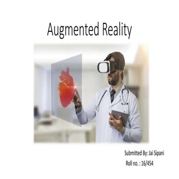 AN Introduction to Augmented Reality(AR)