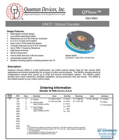 Quantum devices qm35 spec