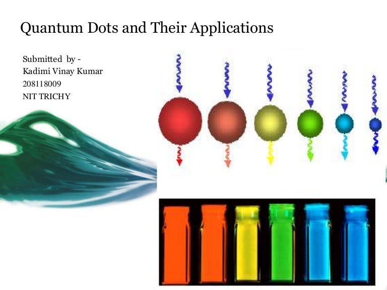 Quantum dots and their applications