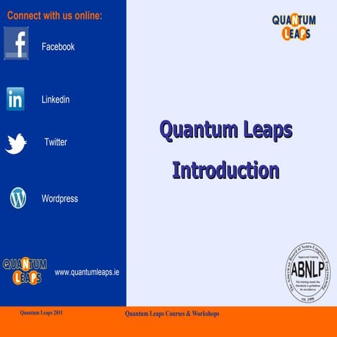 Quantum Leaps Introduction Ppt