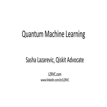 Quantum Machine Learning for IBM AI