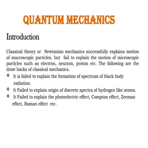 Unit-III Quantum Mechanics-I B.Tech.pptx