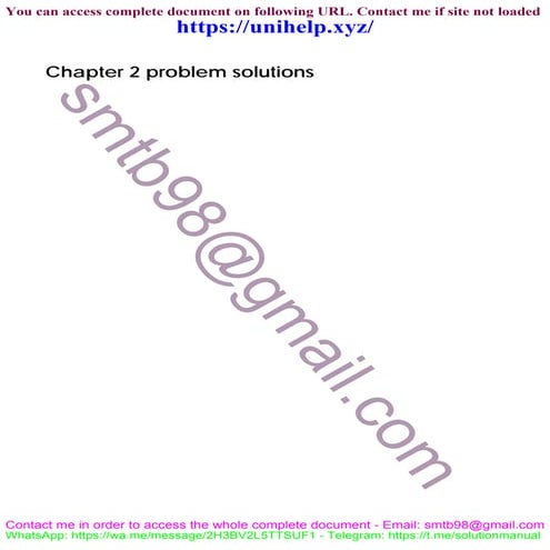 Solutions for Exercises in Quantum Mechanics for Scientists and Engineers by ...