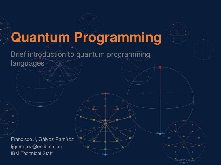 Quantum programming