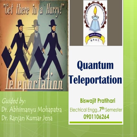 Quantum teleportation
