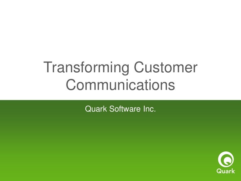 Quark Enterprise Introduction Presentation