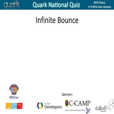 Quark National Quiz Chennai finals