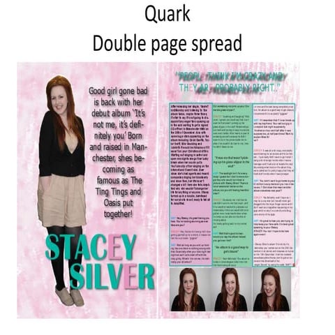 Double page spread powerpoint | PPTX