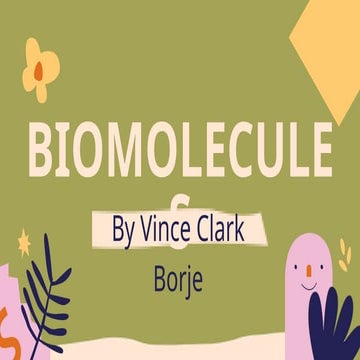 Quarter 4-Science 10-Module 2-Biomolecules.pptx