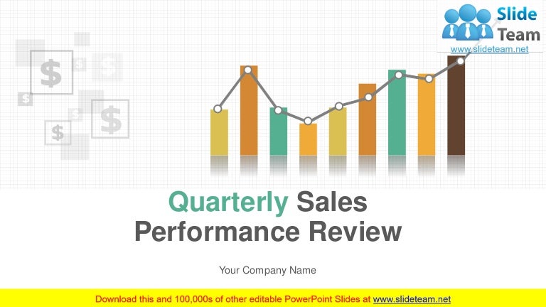 Quarterly performance review ppt image