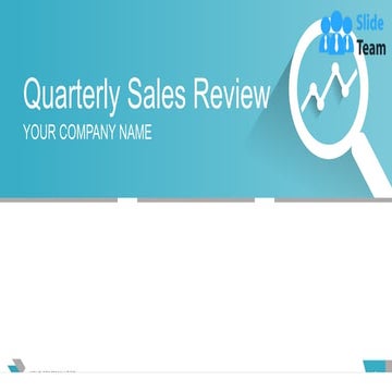 Quarterly Sales Review Complete Powerpoint Deck With Slides