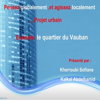 Quartier du vauban en almagne