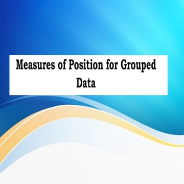 Quartile to Percentile GRouped data....pptx