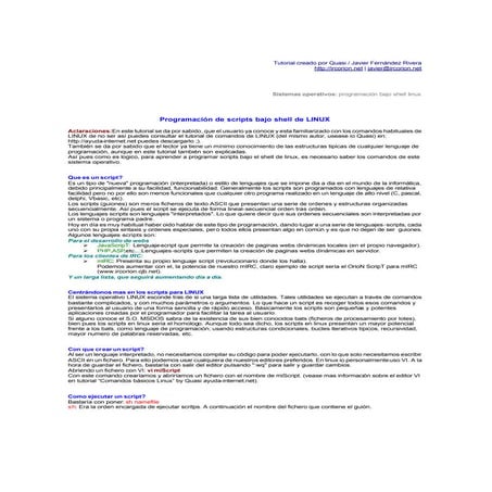 Quasi - scripts-linux