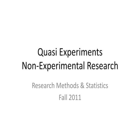 QuasiExperiments.ppt