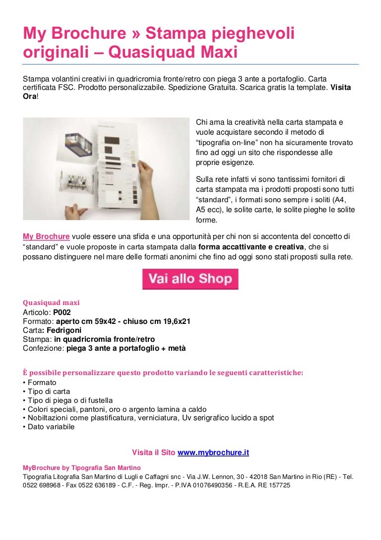 creare volantini online pieghevoli