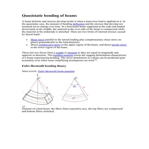 Module 4 flexural stresses- theory of bending | PPTX