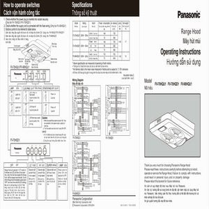 Quat hut mui bep panasonic