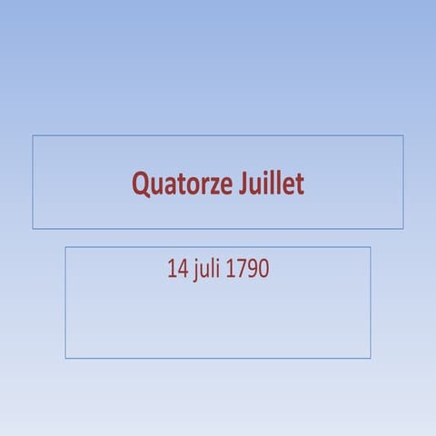 Quatorze juillet