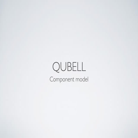Qubell — Component Model