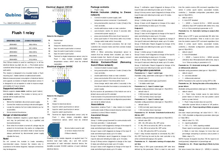 qubino roller shutter manual