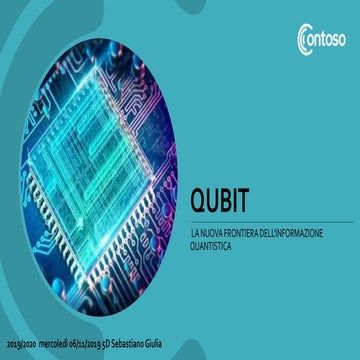 Presentazione QuBit Iannucci | PPTX