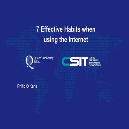 Seven Effective Habits When Using The Internet