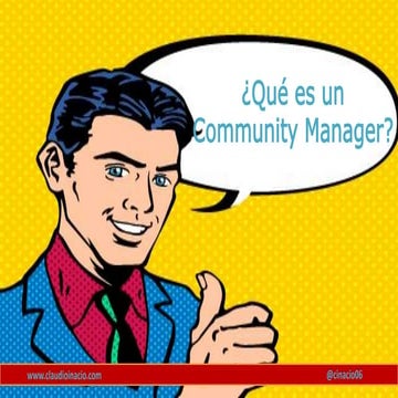 Que es un Community Manager | PPTX