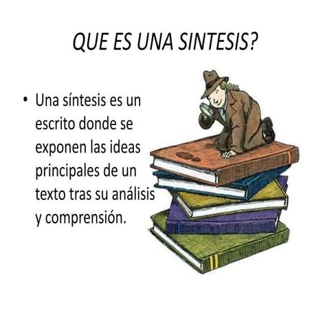 Que es una sintesis