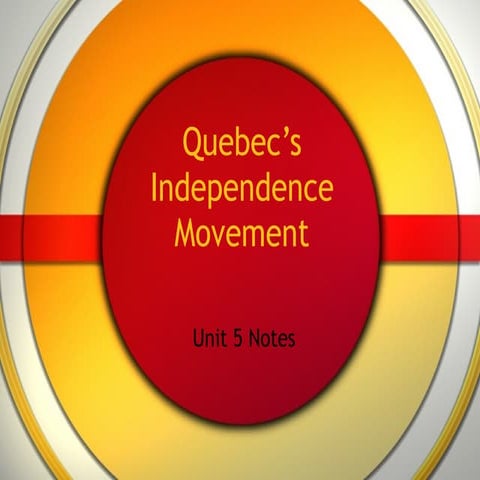 Quebecs independencemovement2010 2011 | PPT
