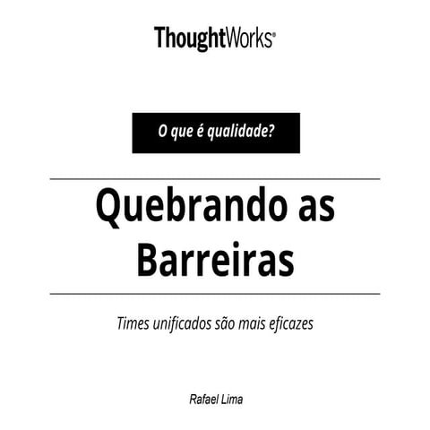 Quebrando as barreiras DevOps
