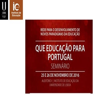 Que educacao docentes