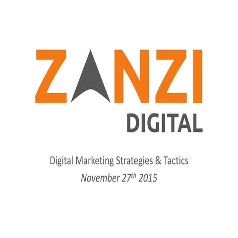 Digital Marketing Strategies and Tactics